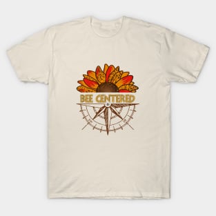 Sunflower Bee Nautical Design, Love Bees T-Shirt